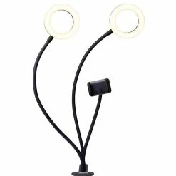 Budget 🥰 Dörr Lampe Vidéo 2 Lumières Annulaires SLR-12 Bi-Color - Flashes ⋅ Lampes 💯