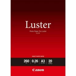 Budget 🧨 Canon Papier Photo LU-101 A3 260 G/m² 20 Pièce/s - Accessoires Divers 🌟