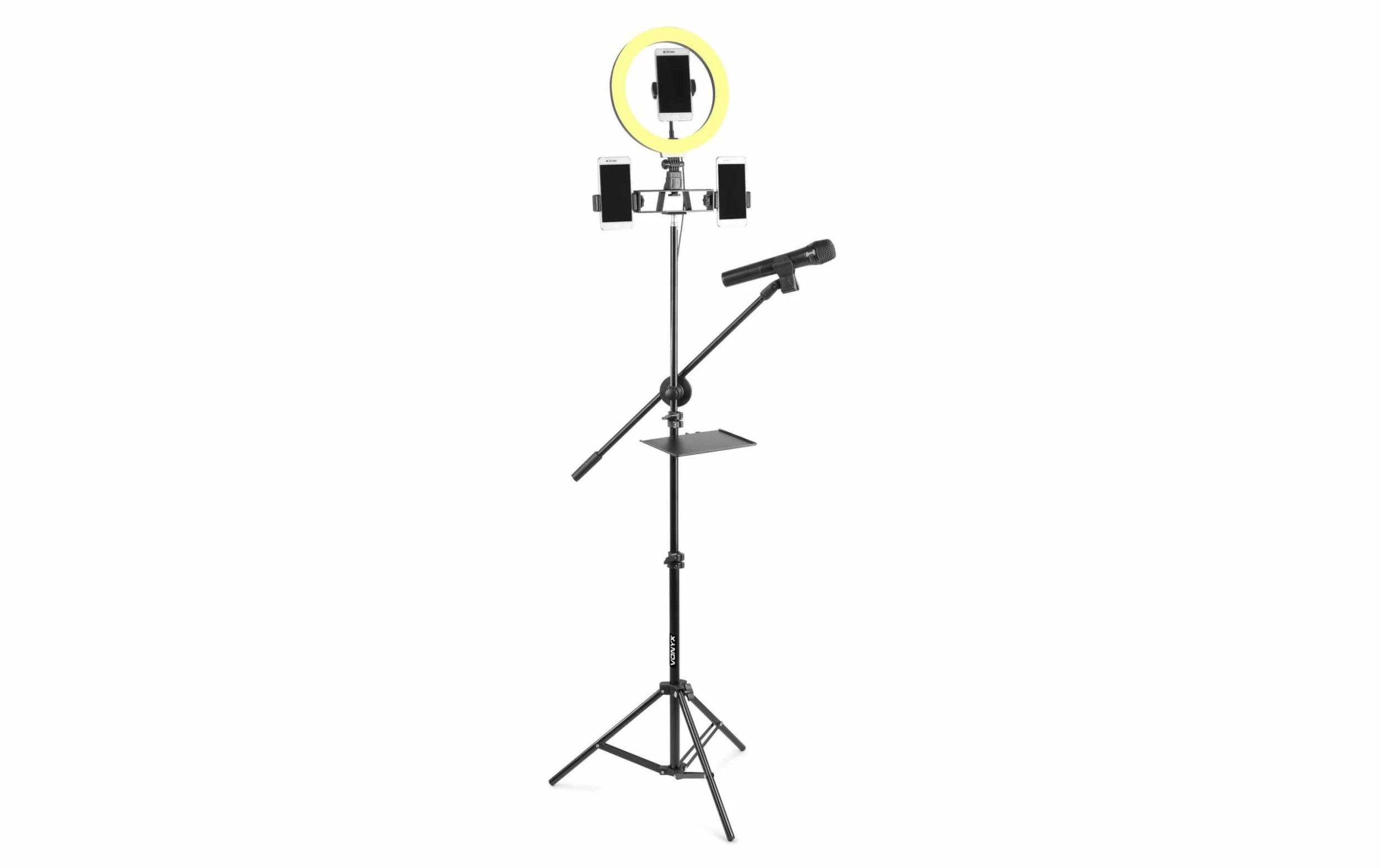 Bon marché 🔔 Vonyx Lampe Vidéo RL25 Lumière D'anneau - Flashes ⋅ Lampes 😍 2 Bon marché 🔔 Vonyx Lampe Vidéo RL25 Lumière D'anneau - Flashes ⋅ Lampes 😍 – Image 2