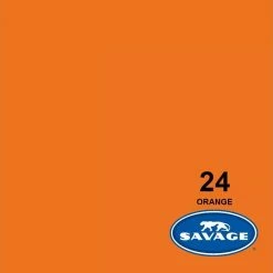 Remise 🔔 Savage Fond Papier 1.35 X 11 M Orange - Accessoires Divers ✔️