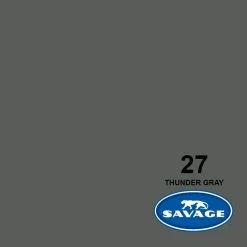 Vente flash 😉 Savage Fond Papier 1.35 X 11 M Thunder Gray - Accessoires Divers 👏