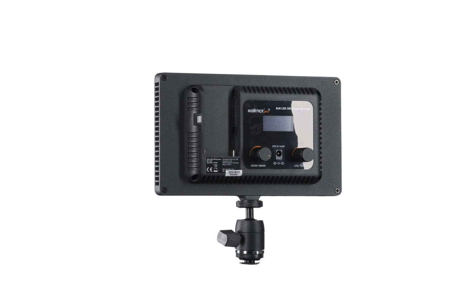 Sortie ⌛ Walimex Pro Pro Soft LED 200 Square Bi Color - Flashes ⋅ Lampes 🛒 2 Sortie ⌛ Walimex Pro Pro Soft LED 200 Square Bi Color - Flashes ⋅ Lampes 🛒 – Image 2
