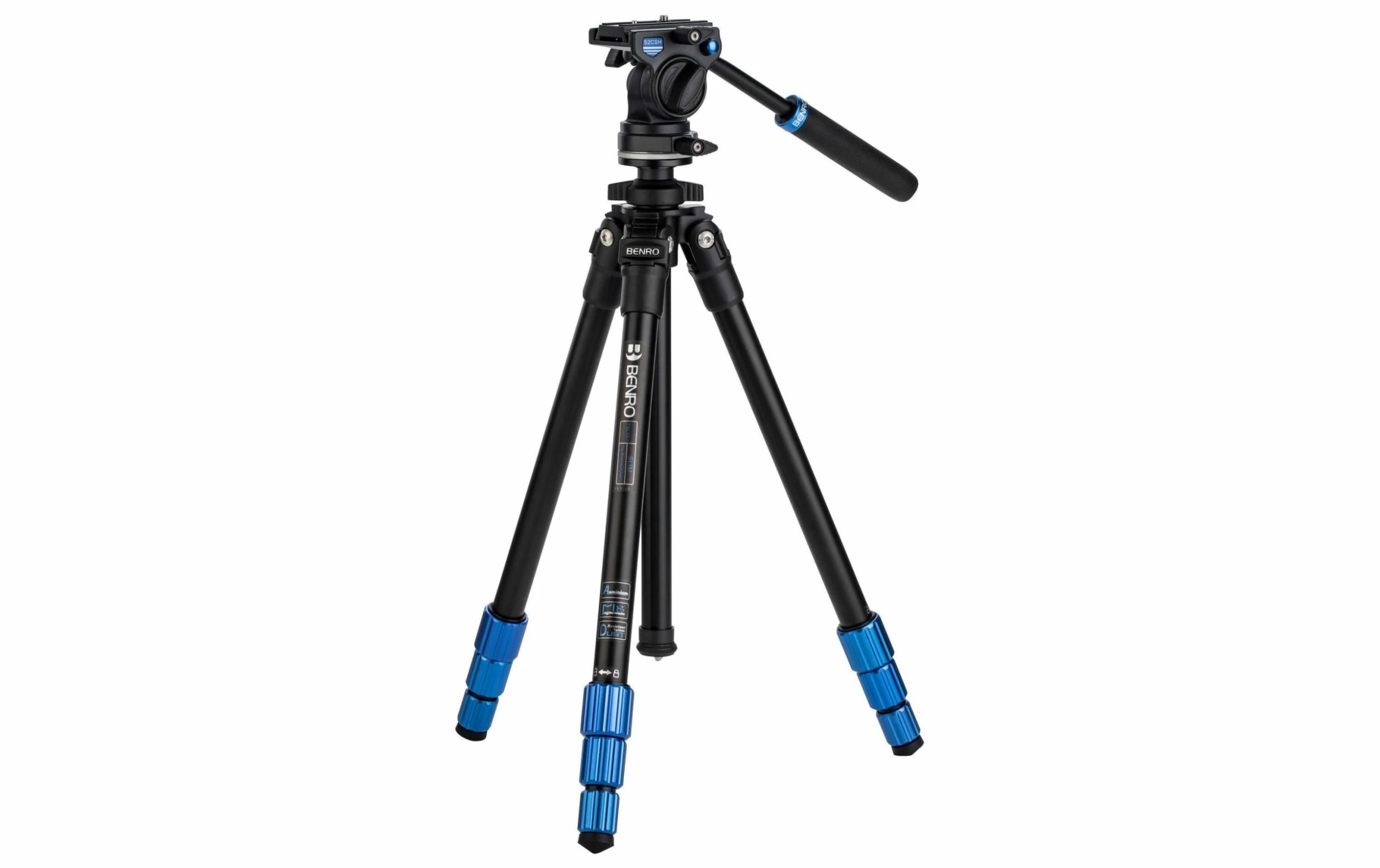 Tout neuf ❤️ Benro Trépied Vidéo Kit TSL08AS2CSH Slim - Trépied 😉 1 Tout neuf ❤️ Benro Trépied Vidéo Kit TSL08AS2CSH Slim - Trépied 😉