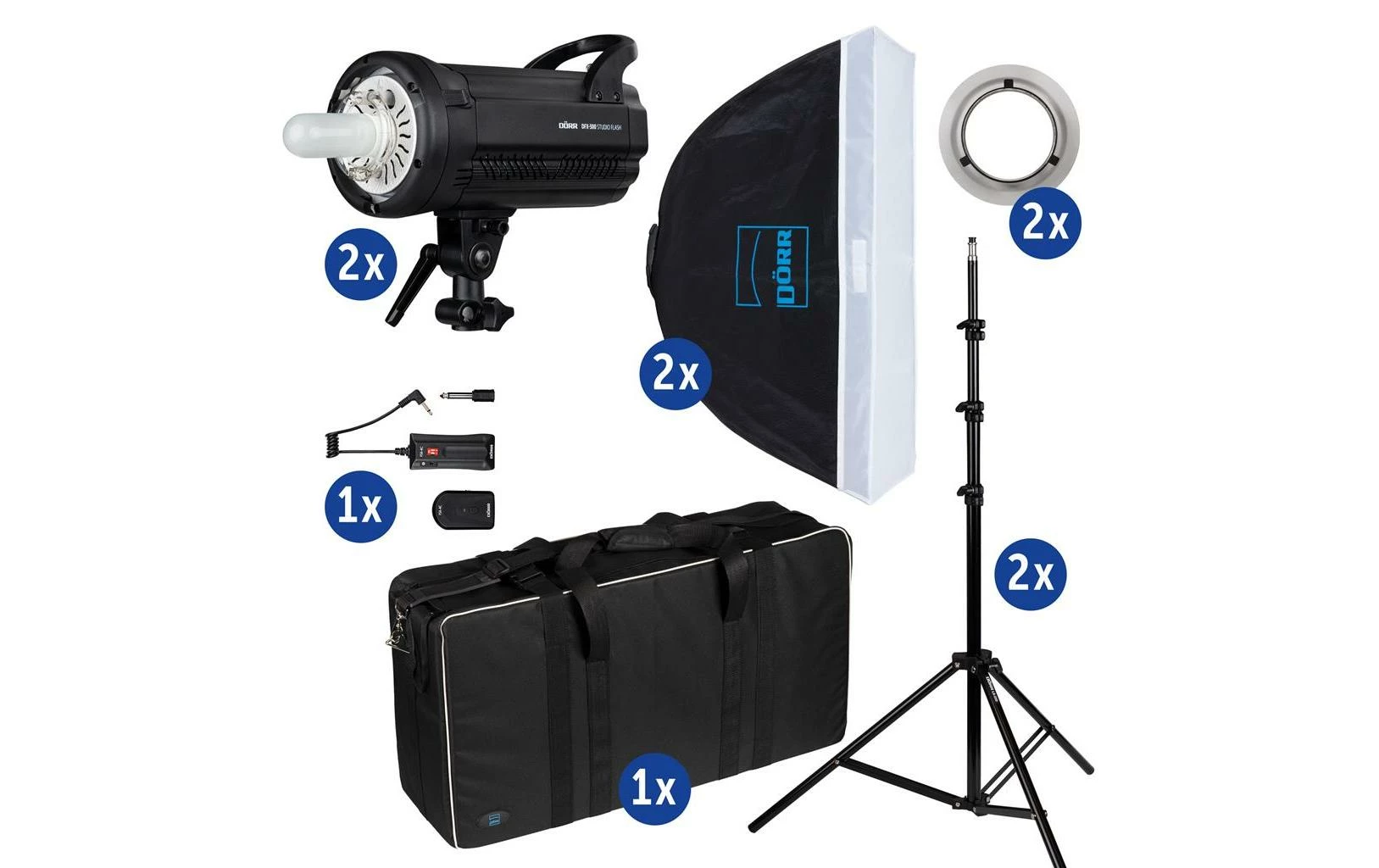 Offres 🛒 Dörr Flash De Studio 2er Set DFX-300 - Flashes ⋅ Lampes 💯 1 Offres 🛒 Dörr Flash De Studio 2er Set DFX-300 - Flashes ⋅ Lampes 💯