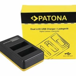 Bon marché 👍 Patona Chargeur Dual LCD USB F. Canon LP-E8 - Accus ⋅ Chargeurs ✔️