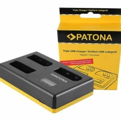 Bon marché 🎉 Patona Chargeur Triple Nikon EN-EL14 - Accus ⋅ Chargeurs 😉