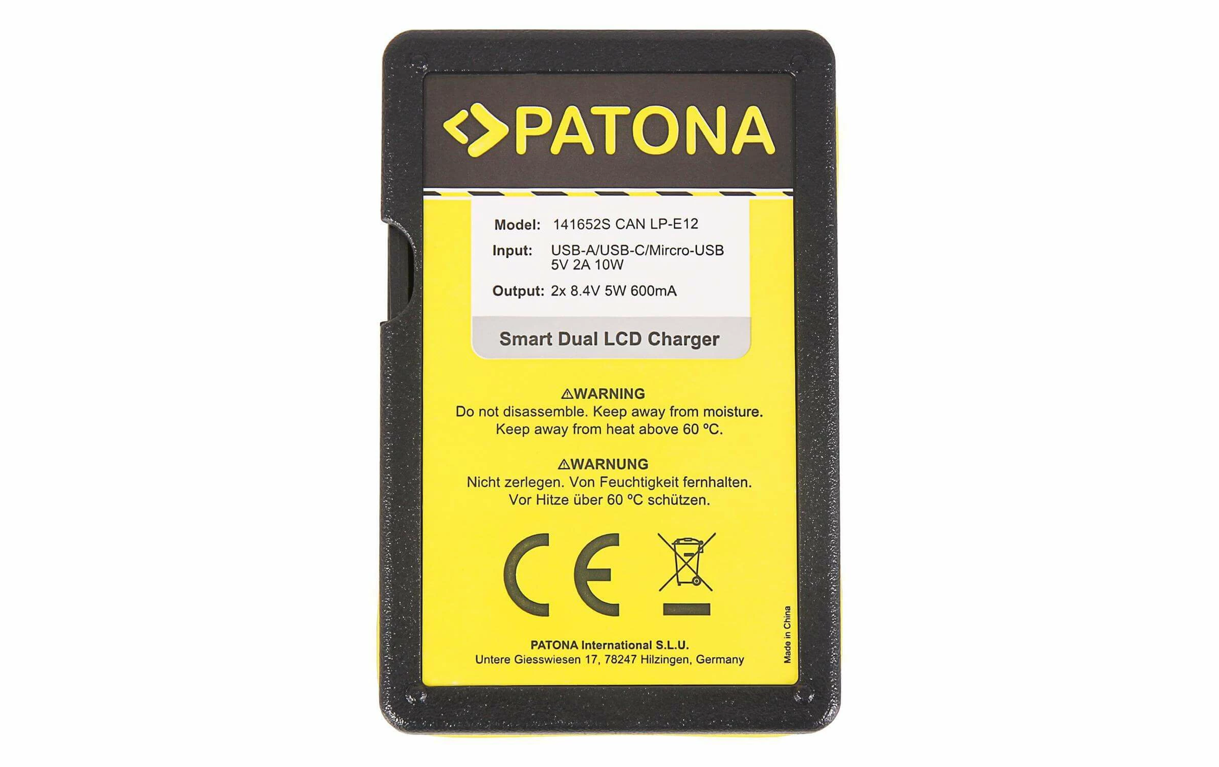 Acheter 🌟 Patona Chargeur Smart Dual LCD USB Canon LP-E12 - Accus ⋅ Chargeurs 🛒 3 Acheter 🌟 Patona Chargeur Smart Dual LCD USB Canon LP-E12 - Accus ⋅ Chargeurs 🛒 – Image 3