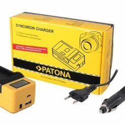 Le moins cher 🛒 Patona Chargeur Synchron USB Canon BP808, BP819 - Accus ⋅ Chargeurs 😍