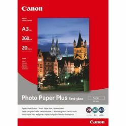 Tout neuf ⌛ Canon Papier Photo A3 260 G/m² 20 Pièce/s - Accessoires Divers 🔥