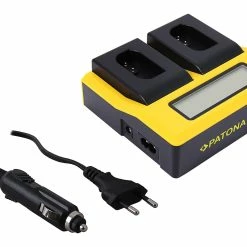 Vente flash 😉 Patona Chargeur Double LCD USB – Panasonic DMW-BLK22 - Accus ⋅ Chargeurs 🥰