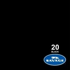 Sortie ❤️ Savage Fond Papier 1.35 X 11 M Black - Accessoires Divers 😉