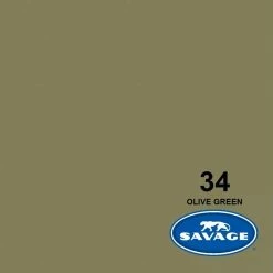 Vente flash 💯 Savage Fond Papier 2.72 X 11m Olive Green - Accessoires Divers ✨