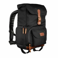 Promo 🎉 Mantona Sac à Dos Photo Luis Retro Junior Noir - Sacoches 🛒