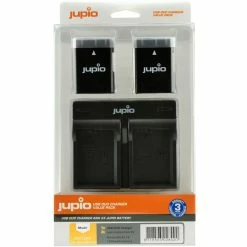 Vente flash 🎉 Jupio Batterie Pour Caméra Vidéo Value 2x EN-EL14A + Dual Engin - Accus ⋅ Chargeurs 🥰