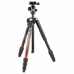 Bon marché ❤️ Manfrotto Trépied Element MII Traveler Aluminium - Rouge - Trépied 💯