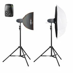Remise 😉 Walimex Pro Flash De Studio Pro Studioset Newcomer Starter 3.3 - Flashes ⋅ Lampes 🎉