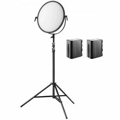 Tout neuf 👏 Walimex Pro Lumière Continue Pro Soft LED 700 Round Bi Color Set - Flashes ⋅ Lampes ⌛