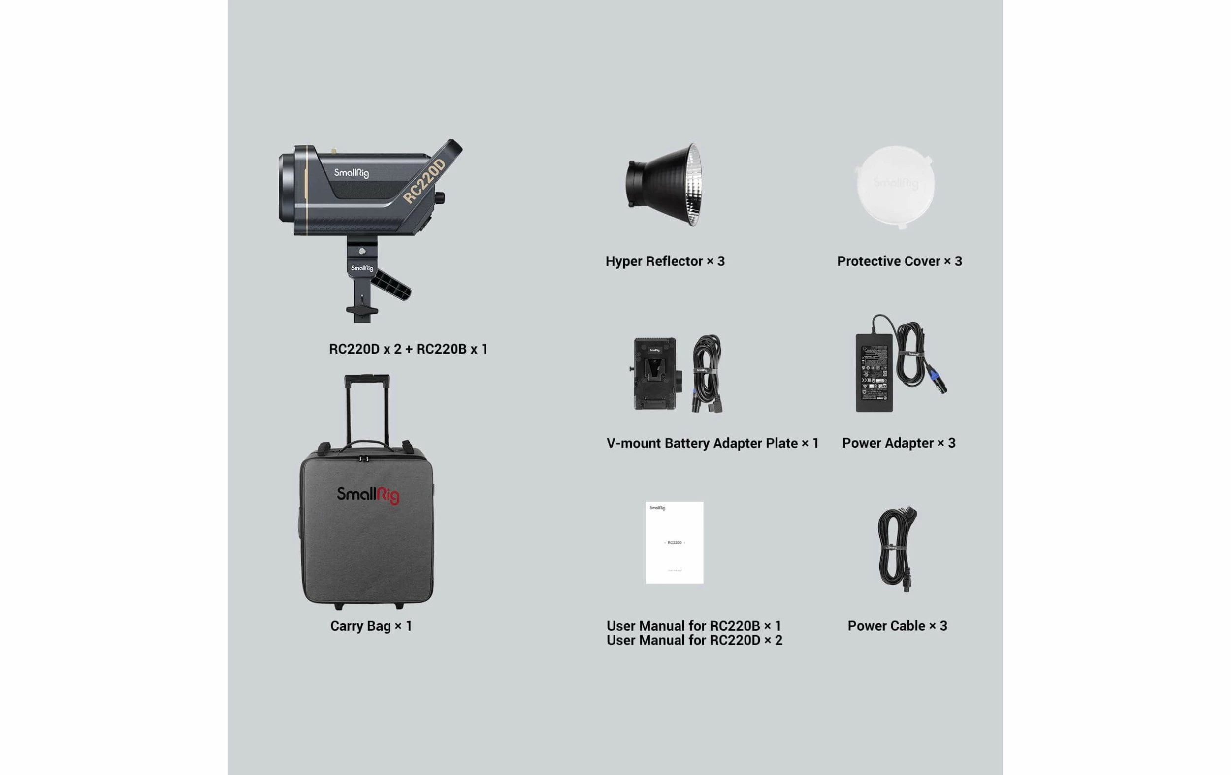Offres ✔️ Smallrig Lumière Continue COB RC220D + RC220B Kit - Flashes ⋅ Lampes 👏 3 Offres ✔️ Smallrig Lumière Continue COB RC220D + RC220B Kit - Flashes ⋅ Lampes 👏 – Image 3