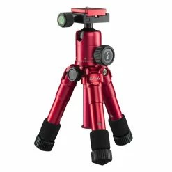 Remise 💯 Mantona Trépied Kaleido Mini Sundown Red Metallic - Trépied 😍