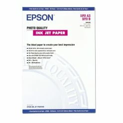 Offres 🎉 Epson Papier Pour Imprimante A3 Blanc 100 Pièce/s - Accessoires Divers 🌟
