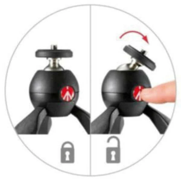 Bon marché ✨ Manfrotto Pixi Mini-Stativ - Trépied ❤️ 3 Bon marché ✨ Manfrotto Pixi Mini-Stativ - Trépied ❤️ – Image 3