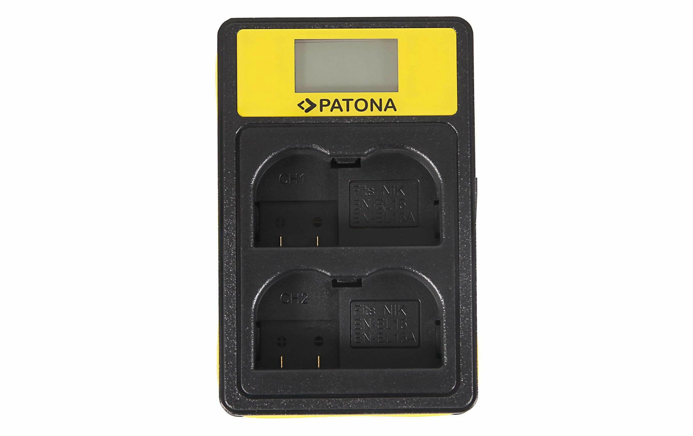Sortie 👏 Patona Chargeur Smart Dual LCD USB Nikon EN-EL15 - Accus ⋅ Chargeurs 💯 2 Sortie 👏 Patona Chargeur Smart Dual LCD USB Nikon EN-EL15 - Accus ⋅ Chargeurs 💯 – Image 2