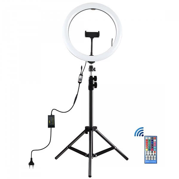 Meilleure affaire ⌛ Puluz PKT3050EU Selfie Lumière Annulaire 26cm - Flashes ⋅ Lampes 🤩 1 Meilleure affaire ⌛ Puluz PKT3050EU Selfie Lumière Annulaire 26cm - Flashes ⋅ Lampes 🤩