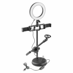 Budget ✔️ Vonyx Lampe Vidéo RL20 Lumière D'anneau - Flashes ⋅ Lampes ✔️