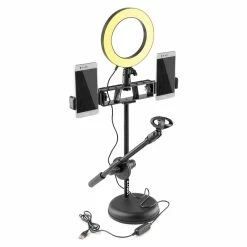 Alternative view of Budget ✔️ Vonyx Lampe Vidéo RL20 Lumière D'anneau - Flashes ⋅ Lampes ✔️